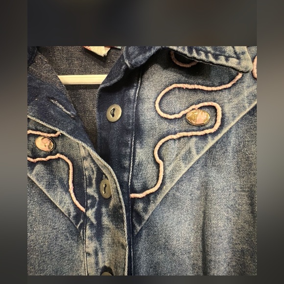 Vintage western Donuts dress Sz 6 - Picture 4 of 7